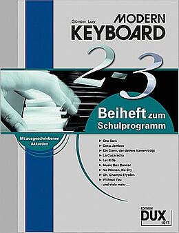 Günter Loy Notenblätter Modern Keyboard - Beiheft 2-3 zur Schule