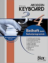 Günter Loy Notenblätter Modern Keyboard - Beiheft 3-4 zur Schule