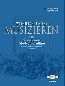 Geheftet Weihnachtliches Musizieren für Violoncello (1. Lage) und Klavier von 