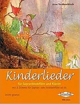  Notenblätter Kinderlieder für Sopranblockflöte und Klavier