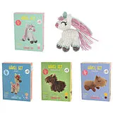 Haekel Set DIY, Tiere, gross, 4-fach sortiert Spiel