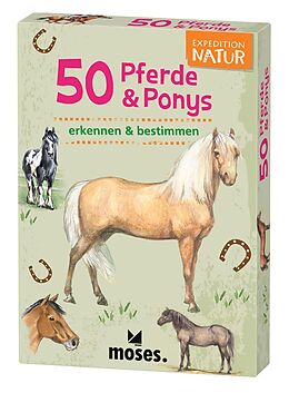 Textkarten / Symbolkarten Expedition Natur 50 Pferde &amp; Ponys von Carola von Kessel
