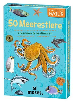 Textkarten / Symbolkarten Expedition Natur 50 Meerestiere von Carola von Kessel