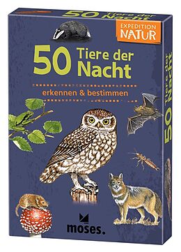 Textkarten / Symbolkarten Exp Natur 50 Tiere der Nacht von Carola Von Kessel