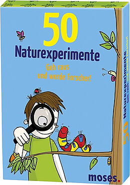 Textkarten / Symbolkarten 50 Naturexperimente von Nicola Berger