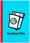 Blankobuch kt Goodbye Kitty Notizheft Waschmaschine liniert von 