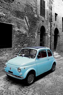 Fiat 500 Vintage Poster - Poster - online kaufen  Ex Libris
