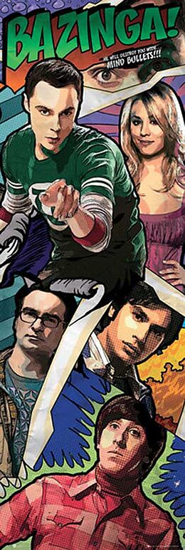 big bang theory poster bazinga