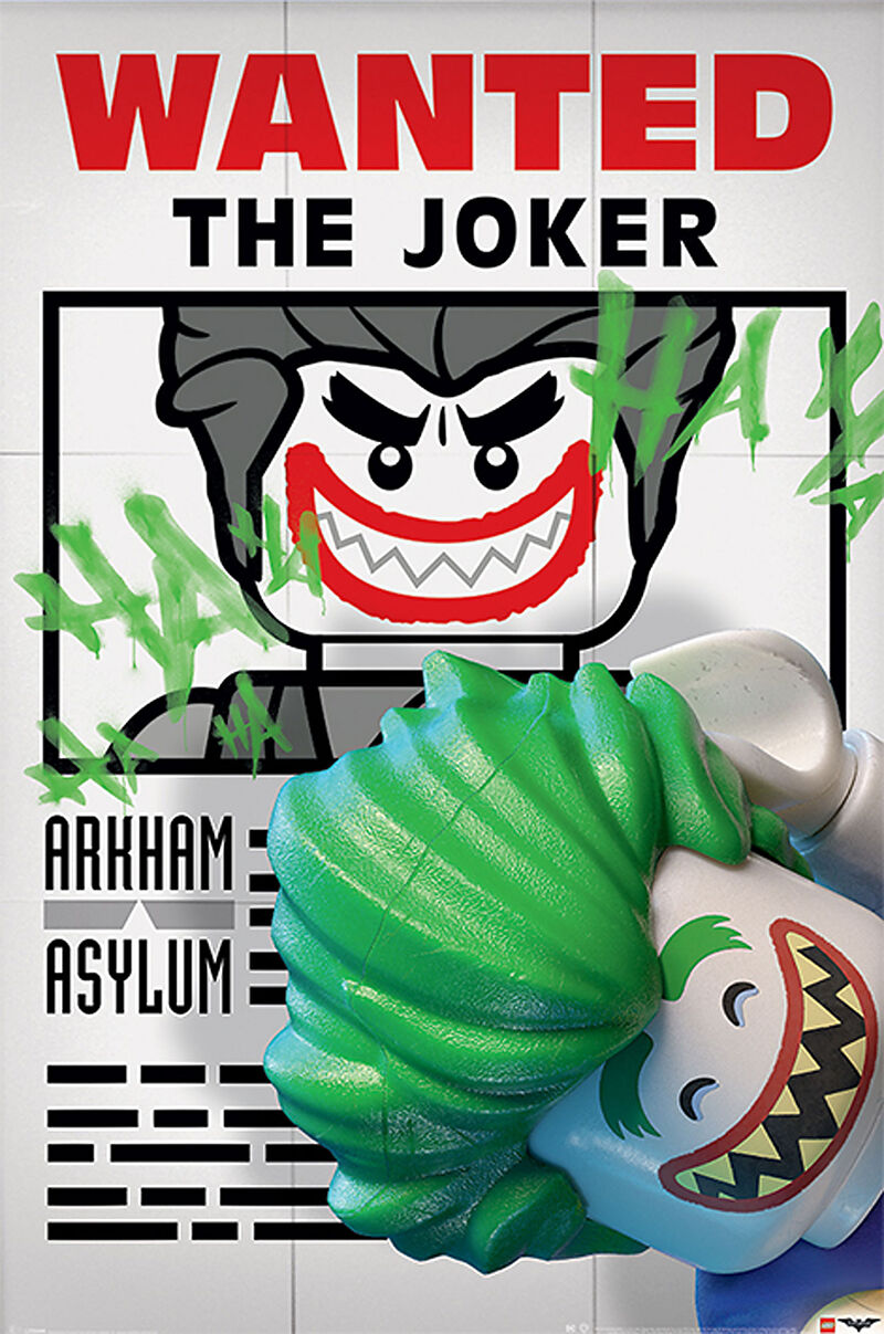 Lego Batman Wanted The Joker Poster Maxi Posters Online Kaufen