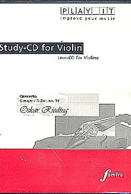 Various CD Study-Cd For Violin - Concerto,G-Dur,Op.34