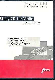Various CD Study-Cd Violin - Schüler-Konzert Nr.2,Op.22,D-Dur
