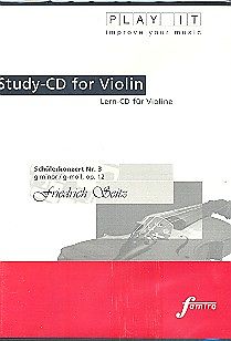 Various CD Study-Cd Violin -Schüler-Konzert Nr.3,Op.12,G-Moll