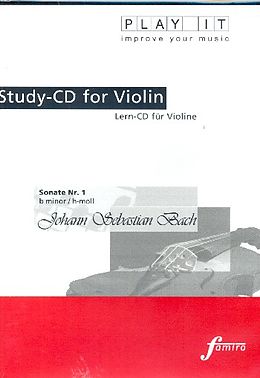 Various CD Play It - Lern-CD für Violine: Sonate Nr. 1, h-moll