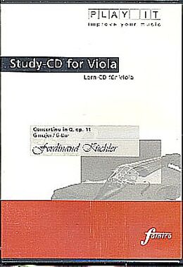 Various CD Play It - Lern-CD für Viola: Concertino In G, Op. 11 G-Dur