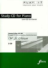 Various CD Study-Cd For Piano - Sonate D-Dur,Kv 381