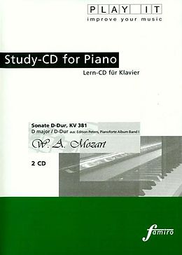 Various CD Study-Cd For Piano - Sonate D-Dur,Kv 381