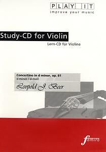 Various DVD AUDIO SINGLE (2TRACK) Play It - Lern-CD für Violine: Concertino In D Minor Op. 81