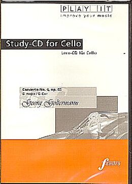 Various CD Play It - Lern-CD für Cello: Concerto Nr. 4 Op. 65 G-Dur