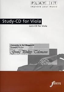 Various CD Play It - Lern-CD für Viola: Concerto In Sol Maggiore G-Dur