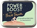 Textkarten / Symbolkarten Power Boost für Powerfrauen von 
