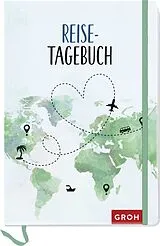 Tagebuch geb Reisetagebuch (Weltkarte) von 