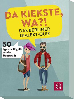 Da kiekste, wa?! Das Berliner Dialekt-Quiz Spiel