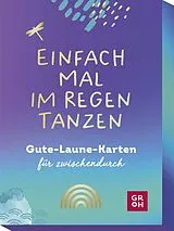 Textkarten / Symbolkarten Einfach mal im Regen tanzen von