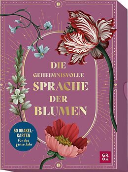 Textkarten / Symbolkarten Die geheimnisvolle Sprache der Blumen - 50 Orakelkarten für das ganze Jahr von 