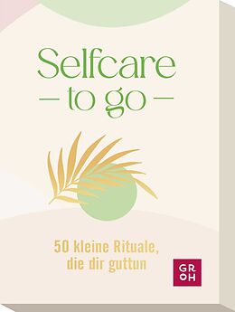 Textkarten / Symbolkarten Selfcare to go von 