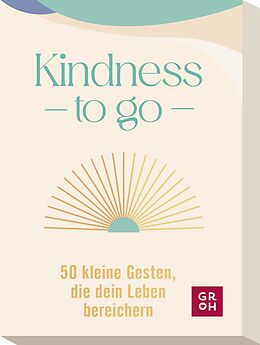 Textkarten / Symbolkarten Kindness to go von 