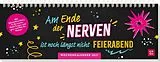 Kalender Tischkalender 2027 quer: Am Ende der Nerven ist noch längst nicht Feierabend von 