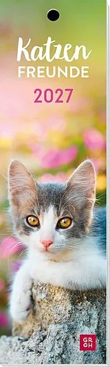 Kalender Lesezeichenkalender 2027: Katzenfreunde von