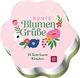 Textkarten / Symbolkarten Bunte Blumengrüße von 
