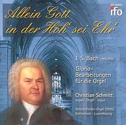 Christian Schmitt CD Allein Gott In Der Höh Sei Ehr