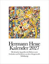 Kartonierter Einband Hermann Hesse Kalender 2027 von Hermann Hesse