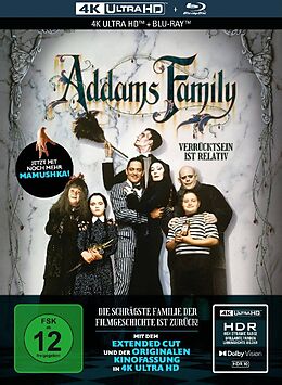 Die Addams Family Blu-ray UHD 4K + Blu-ray