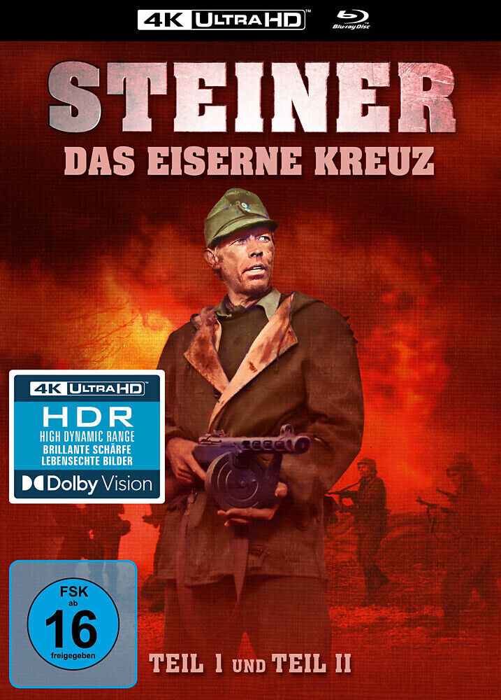 Steiner - Das Eiserne Kreuz - Teil 1+2 - 4-Disc Li