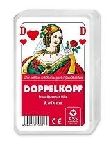 Doppelkopf Leinenprägung, französisches Bild Spiel