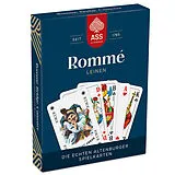 Rommé Leinenprägung, französisches Bild Spiel