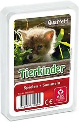 Tier-Quartett - Tierkinder Spiel