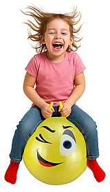 Jamara Hüpfball Eye gelb 550mm Spiel