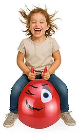 Jamara Hüpfball Eye rot 550mm Spiel