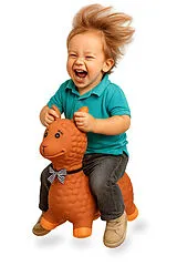 Jamara Hüpftier Lama braun Spiel