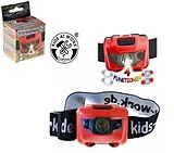 Corvus A120008 - Kids-at-Work, LED-Stirnlampe (1W/90Lumen) mit 4 Funktionen Spiel