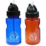 Flasche mit Trinkhalm 350 ml sortiert Spiel