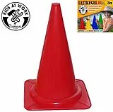 Corvus A310020 - Kids at work: Leitkegel, Pylone, 28 cm, rot, 1 Stück Spiel