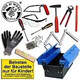 Corvus A600113 - Werkzeugset Box 03, Werkzeugkiste mit Werkzeug Set Spiel