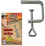 Corvus A600138 - Laubsägezwinge, Metall Zwinge, Werkzeug Spiel