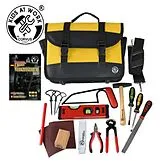 Corvus A600187 - Kids at work, Profi-Werkzeugtasche Set 01, gelb/schwarz, mit Werkzeug Spiel