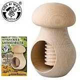 Corvus A600396 - Kastanienhalter natur/unbehandelt zum bemalen, Nussknacker Spiel